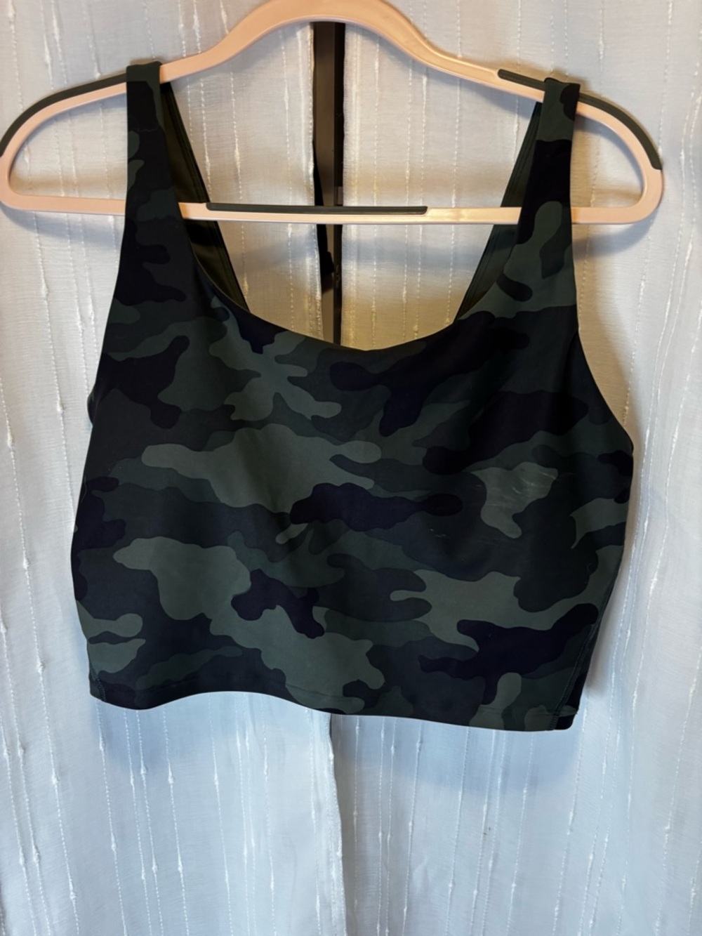 Old Navy Green & Black Camo Sports Bra